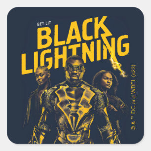 Sticker Carré Lit - Feu Noir