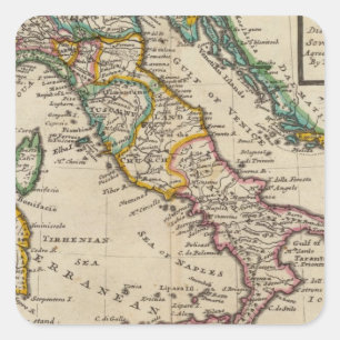 Sticker Carré L'Italie 9