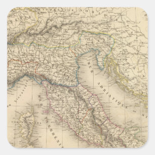 Sticker Carré L'Italie antique 3