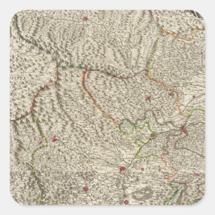 Sticker Carré L'Italie, France