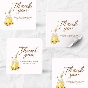 Sticker Carré Little Honey Baby shower