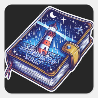 Sticker Carré Livre étanche