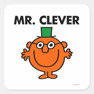Sticker Carré Logo classique M. Clever