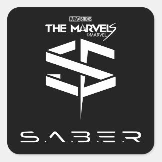 Sticker Carré Logo de Marvels S.A.B.E.R.