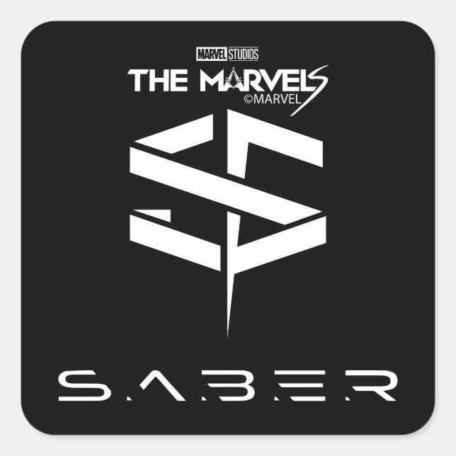 Sticker Carré Logo de Marvels S.A.B.E.R. (Devant)