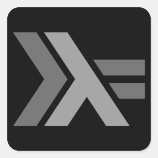 Sticker Carré Logo Haskell Thompson-Wheeler