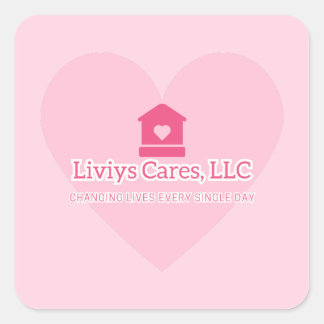 Sticker Carré Logo Liviys Cares