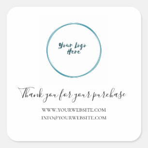 Sticker Carré Logo Merci PME