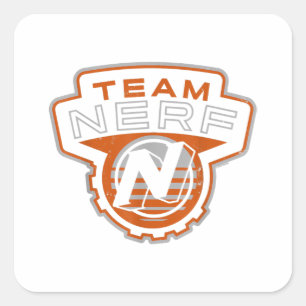 Sticker Carré Logo Nerf Team Nerf