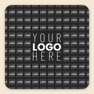 Sticker Carré Logo ou image Carrelé Motif Grand Centre Logo