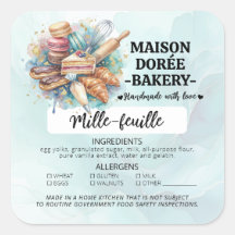 Loi sur l'alimentation artisanale Boulangerie Pâti