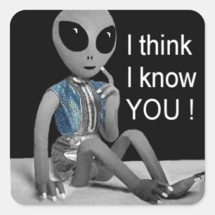 Sticker Carré LOL - Sur le courrier adressé ou près d'une imag