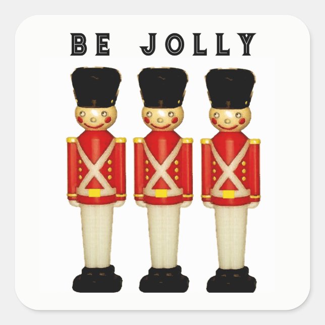 Sticker Carré Londres Angleterre drôle (Devant)