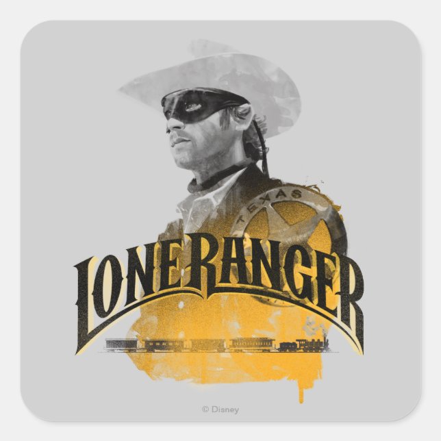 Sticker Carré Lone Ranger 2 (Devant)