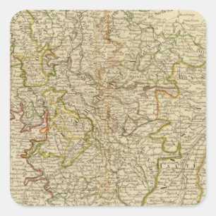 Sticker Carré Lorraine, France