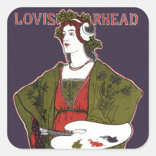 Sticker Carré Louis Rhead ~ Salon des Cent