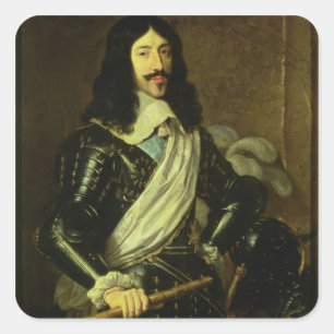 Sticker Carré Louis XIII (1601-43) (huile sur toile)