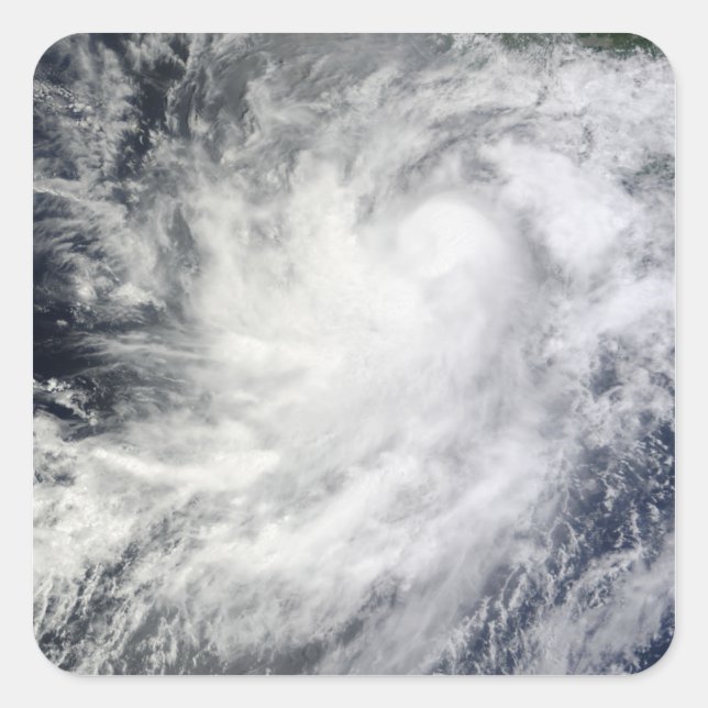 Sticker Carré L'ouragan Frank au Mexique (Devant)