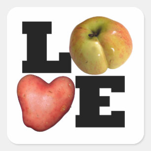 Sticker Carré LOVE Collection