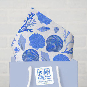 Sticker Carré LoveNotes de Sea Cute Beach Personnalisé Baby Show