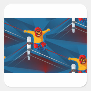 Sticker Carré luchador