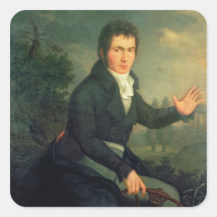 Sticker Carré Ludvig van Beethoven, 1804