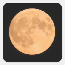 Lune d'halloween orange