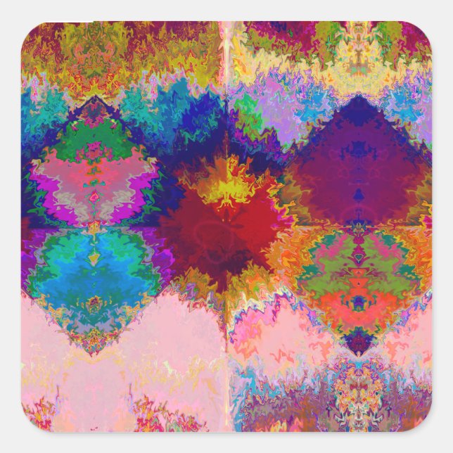 Sticker Carré l'univers (Devant)