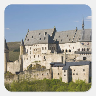 Sticker Carré Luxembourg, Vianden. Château de Vianden (b. 15e