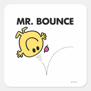 Sticker Carré M. Bounce   Pose classique