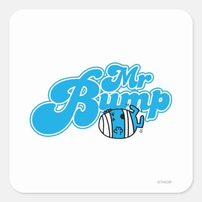 Sticker Carré M. Bump Logo 1 (Devant)