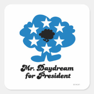 Sticker Carré M. Daydream Pour Le Président