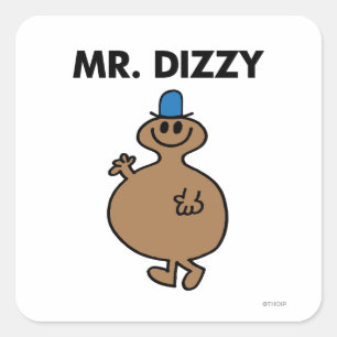 Sticker Carré M. Dizzy   Pose classique