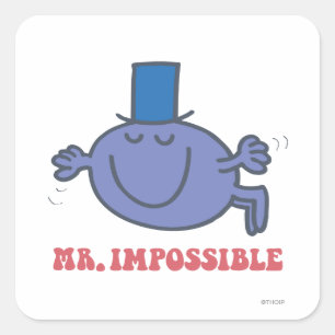 Sticker Carré M. Impossible En Vol