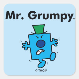 Sticker Carré M. Men   M. Grumpy est un Grump