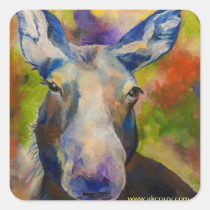 Sticker Carré M. Moosey Moose