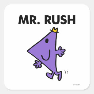 Sticker Carré M. Rush   Rythme rapide