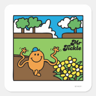 Sticker Carré M. Tickle Amusement extérieur