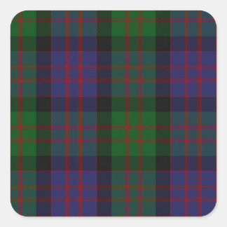 Sticker Carré MacDonald Clan Tartan
