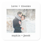 Machine à écrire minimaliste | Mariage photo Merci