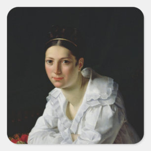 Sticker Carré Madama Claude Marie Dubufe 1818