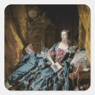 Sticker Carré Madame de Pompadour, 1756