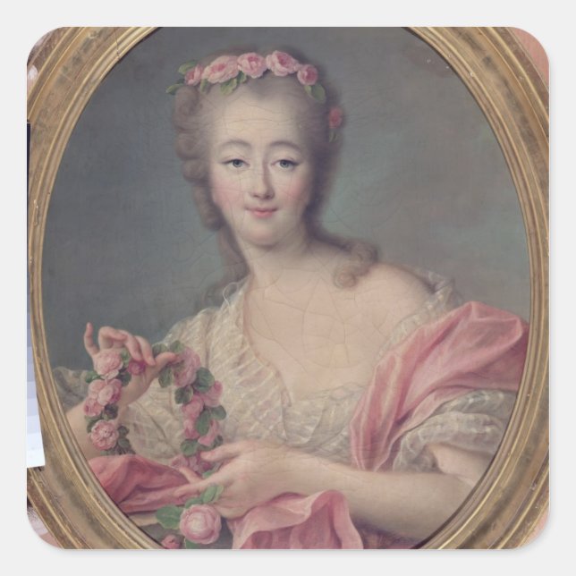 Sticker Carré Madame du Barry (Devant)