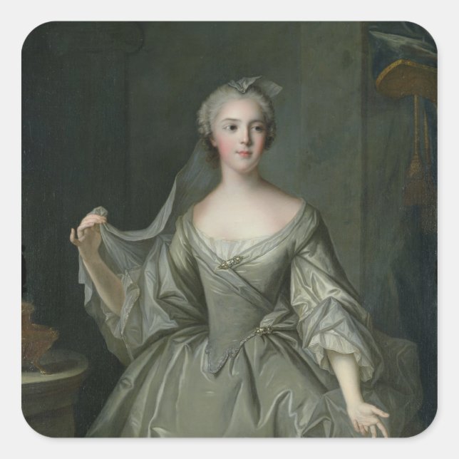 Sticker Carré Madame Sophie de France en tant que Vierge Vestale (Devant)