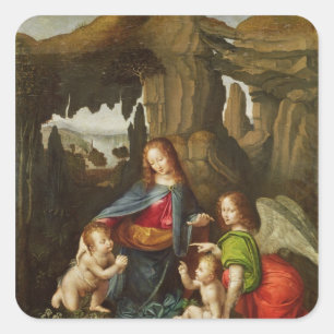 Sticker Carré Madonna des Rochers