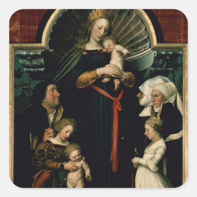 Sticker Carré Madonna du Burgermeister Meyer (Devant)