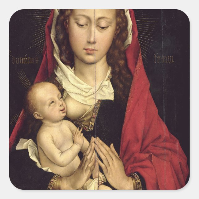 Sticker Carré Madonna et l'enfant (Devant)