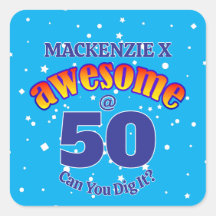 MAGNIFIQUE 50 BLEU CLAIR Anniversaire