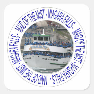 Sticker Carré Maid of the brout - Niagara Falls