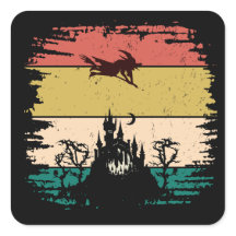 Maison hantée vintage Retro Halloween